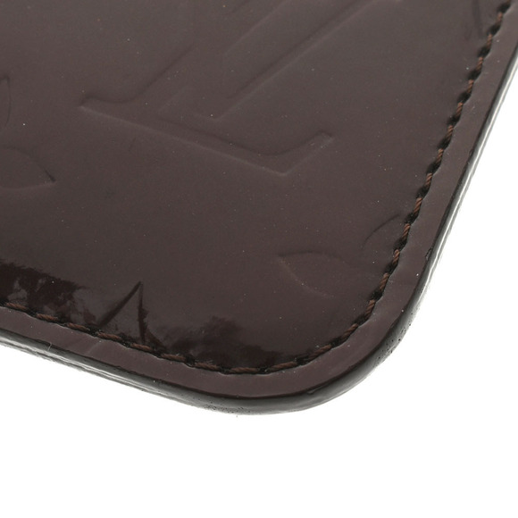 Louis Vuitton Vernis Patent Pochette NM Amarante Purple Wallet - Picture 5 of 12